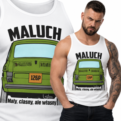 TANK TOP ŚMIESZNY MOTORYZACYJNE MALUCH